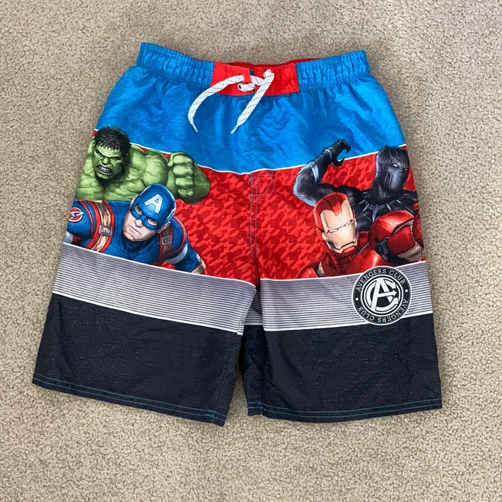 Boys Marvel Swim Trunks Size XL